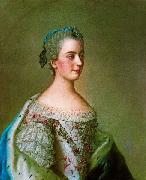 Jean-Etienne Liotard Portrait of Isabella of Parma oil painting